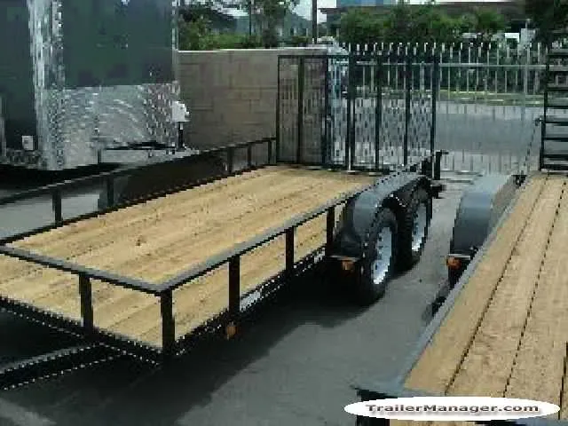Utility Trailer 14ft Tandem 3500lb Axle