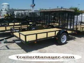 Wood Deck Steel Frame 12ft Utility Trailer