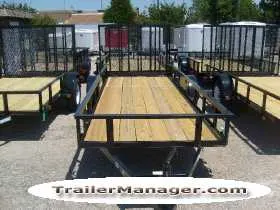 Single 3500lb Axle 12ft Utility Trailer