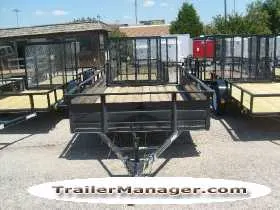 12ft SA Utility Trailer w/Solid Sides