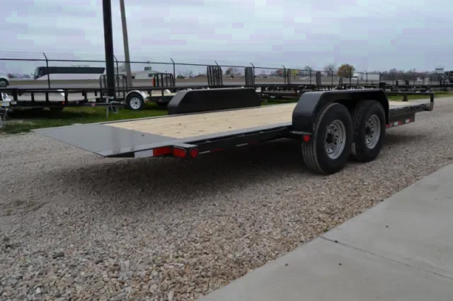 Tilt Bed 20ft Utility Trailer Wood Deck