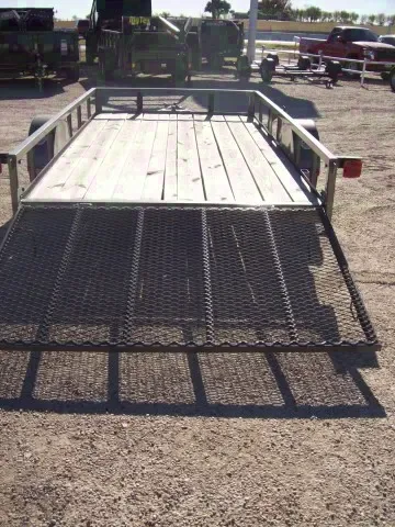 12ft Grey SA Utility Trailer w/Gate