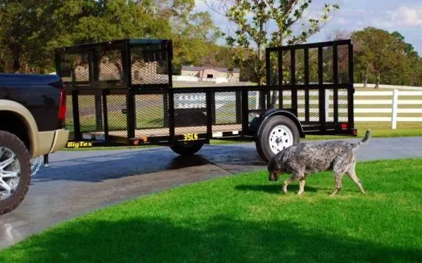 Big tex 35SA- 10 Single Axle Utility Trailer