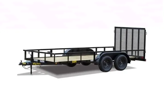 Big Tex 60PI 77" x 12 Tandem Axle Pipe Top Utility Trailer