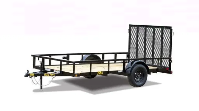 Big Tex 35SA 2995# SA UT(6 1/2 x 12) Black Spare mount 4 Rampgate