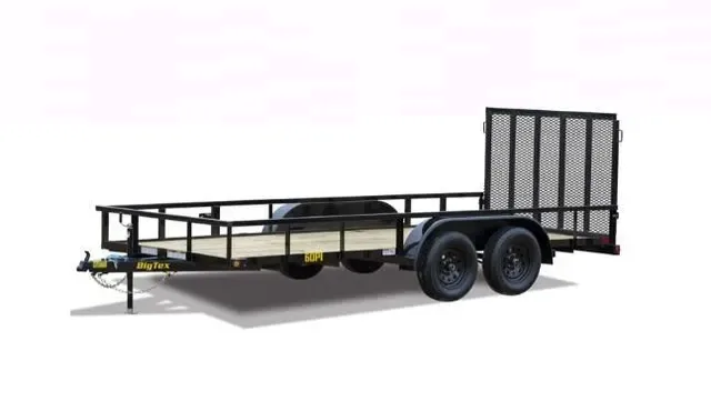 Big Tex 60PI 77"x12 Tandem Axle Pipe Top Utility Trailer