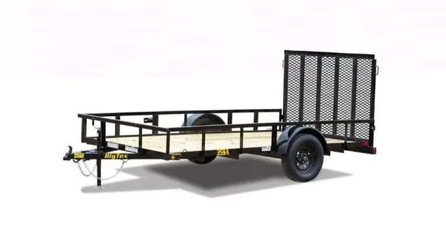 Big Tex 35SA 2995# SA UT(6 1/2 x 12) Black Spare mount 4 Rampgate