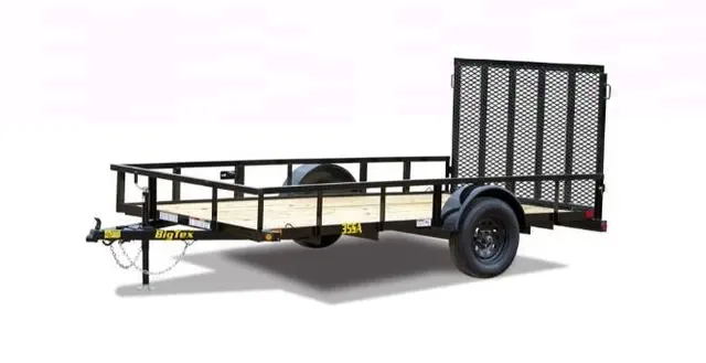 Big Tex 35SA 2995# SA UT (6 1/2 x 12) Black Spare mount 4 Rampgate