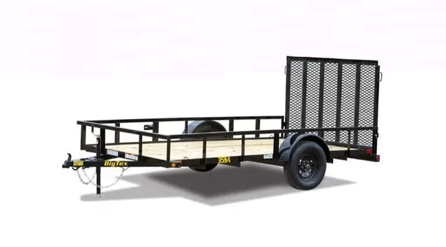 Big Tex 35SA 2995# SA UT (6 1/2 x 12) Black Spare mount 4 Rampgate