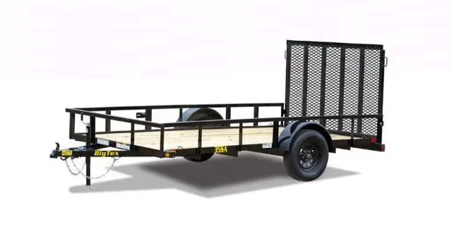 Big Tex 35SA 2995# SA UT (6 1/2 x 12) Black Spare mount 4 Rampgate