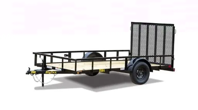 Big Tex 35SA 2995# SA UT(6 1/2 x 12) Black Spare mount 4 Rampgate