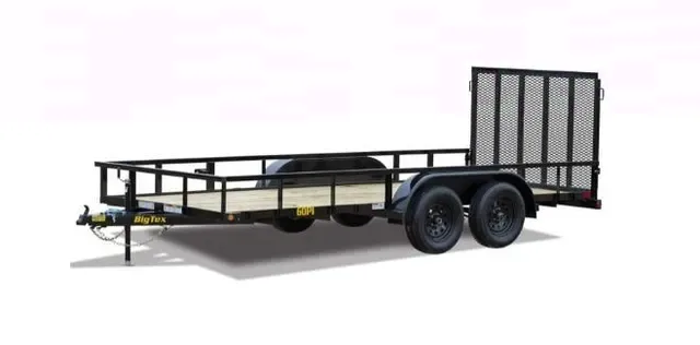 Big Tex 60PI 77" x 12 Tandem Axle Pipe Top Utility Trailer