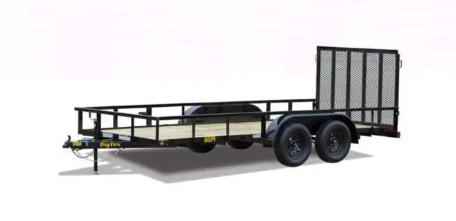 Big Tex 60PI -77" x 12 Tandem Axle Pipe Top Utility Trailer