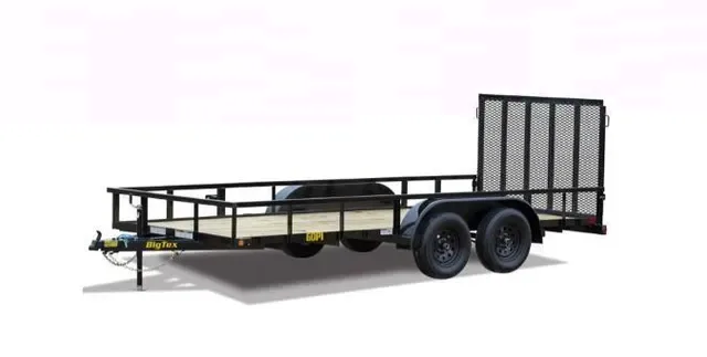Big Tex 60PI -77" x 12 Tandem Axle Pipe Top Utility Trailer
