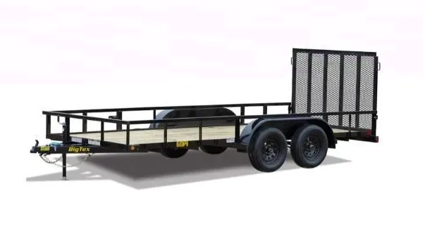 Big Tex 60PI 77" x 12 Tandem Axle Pipe Top Utility Trailer