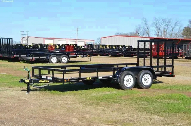 Big Tex 6.5'x12' Tandem Axle Utility Trailer with Rampg