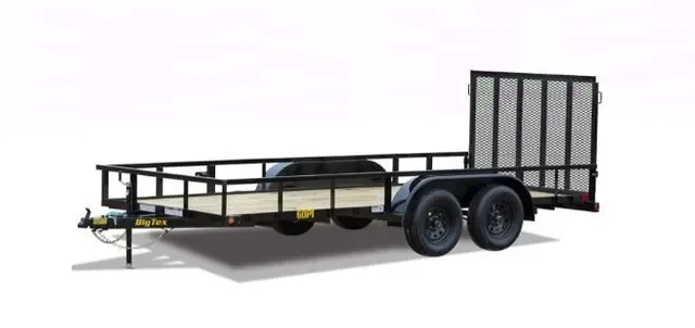 Big Tex 60PI 77" x 14 Tandem Axle Pipe Top Utility Trailer