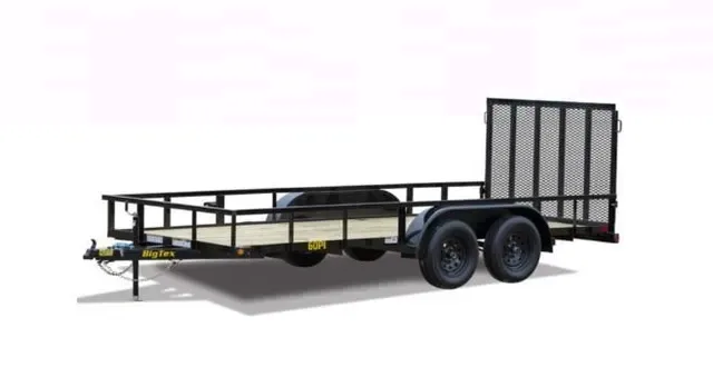 Big Tex 60PI 77" x 14 Tandem Axle Pipe Top Utility