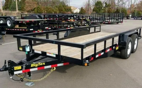 14PI- 16 HD Tandem Axle Pipe Top Utility Trailer