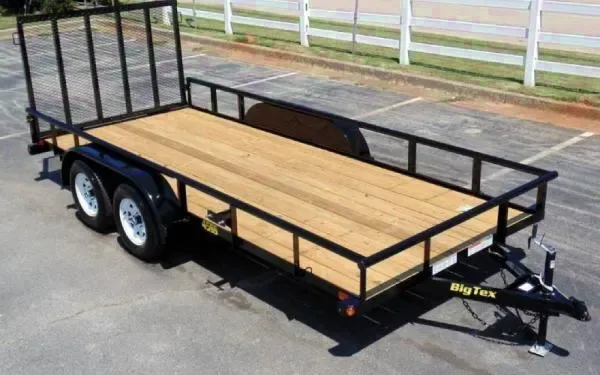 Economy Tandem Utility w/ Brake and Rampgate