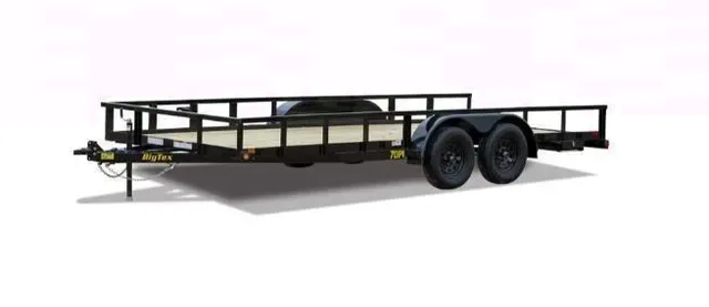 Big Tex 70PI-X 83" x 16 Tandem Axle Pipe Top Utility Trailer