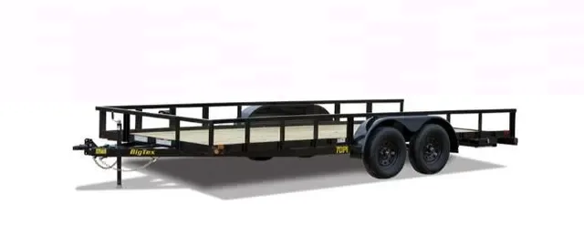 Big Tex 70PI-X 83" x 16 Tandem Axle Pipe Top Utility Trailer