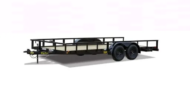 Big Tex 70PI-X 83" x 16 Tandem Axle Pipe Top Utility Trailer