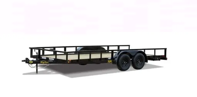 Big Tex 70PI-X 83" x 16 Tandem Axle Pipe Top Utility Trailer