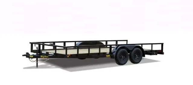 Big Tex 70PI-X 83" x 16 Tandem Axle Pipe Top Utility Trailer