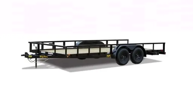 Big Tex 70PI-X 83" x 16 Tandem Axle Pipe Top Utility Trailer