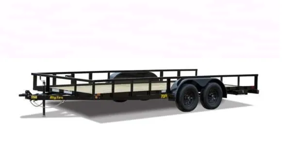 Big Tex 70PI-X 83" x 16 Tandem Axle Pipe Top Utility Trailer