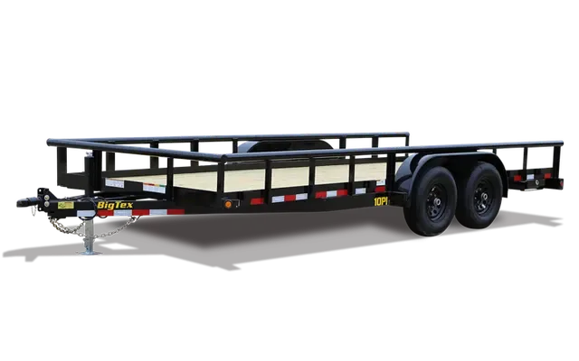 10PI-83" x 16 Pro Series Tandem Axle Pipe Top Utility Trailer