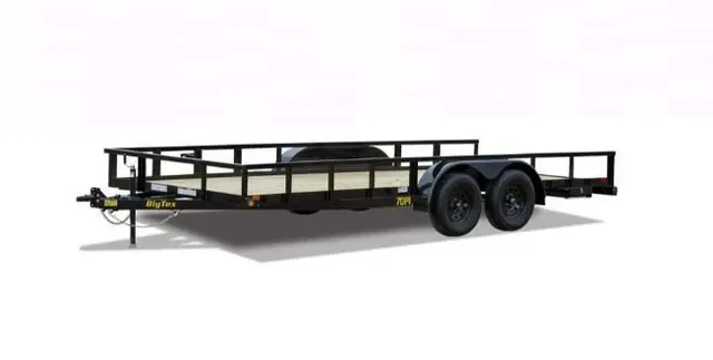 Big Tex 70PI-X 83" x 18 Tandem Axle Pipe Top Utility Trailer