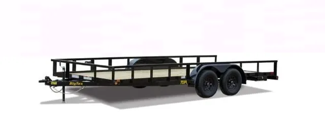 Big Tex 70PI-X 83" x 18 Tandem Axle Pipe Top Utility Trailer