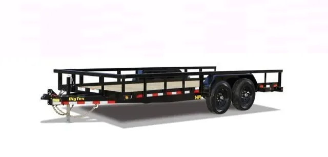 Big Tex 14PI 83" x 20 HD Tandem Axle Pipe Top Utility Trailer