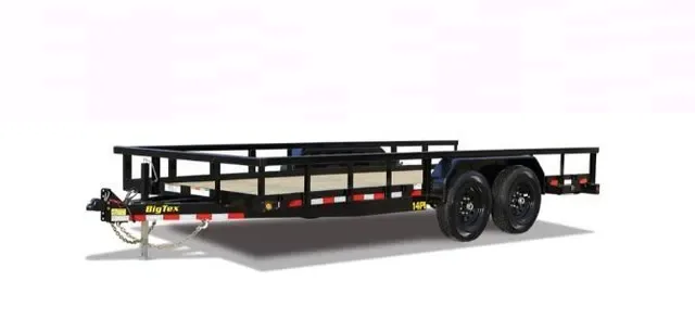 Big Tex 14PI 83" x 20 HD Tandem Axle Pipe Top Utility Trailer