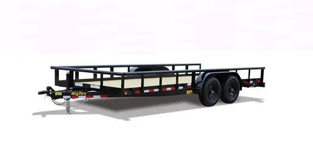 Big Tex 10PI 83" x 20 Pro Series Tandem Axle Pipe Top Utility Trailer