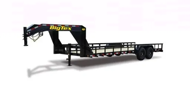 Big Tex 14GP 83" x 20 HD Gooseneck Tandem Axle Pipe Top Lowboy