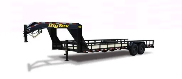Big Tex 14GP 83" x 20 HD Gooseneck Tandem Axle Pipe Top Lowboy
