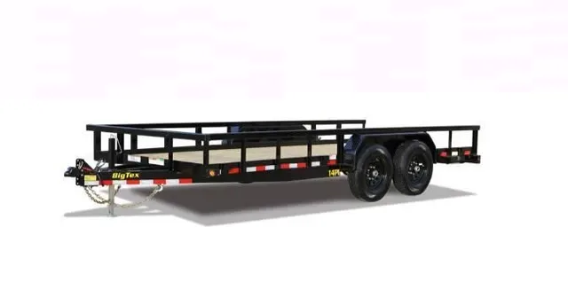 Big Tex 14PI 83" x 20 HD Tandem Axle Pipe Top Utility Trailer