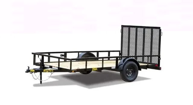 Big Tex 35SA Single Axle Utility Trailer