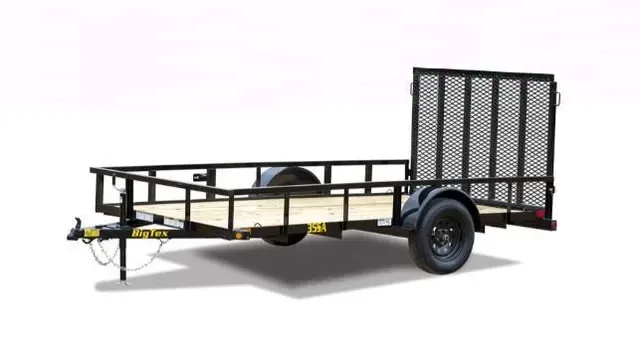 Big Tex 35SA Single Axle Utility Trailer