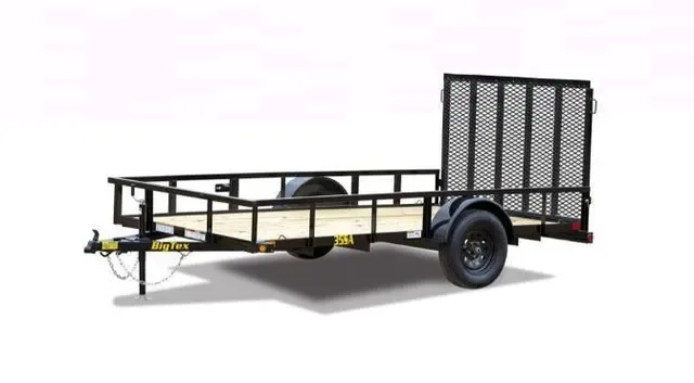 Big Tex 35SA Single Axle Utility Trailer