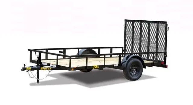 Big Tex 35SA Single Axle Utility Trailer