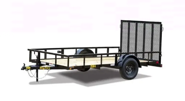 Big Tex 35SA Single Axle Utility Trailer