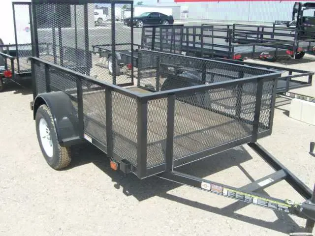 8ft Utility Trailer w/High Sides