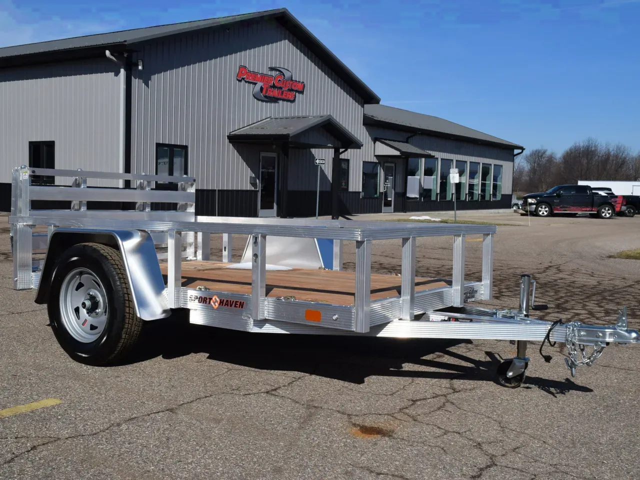 2026 Sport Haven 5x8 Aluminum Utility Trailer