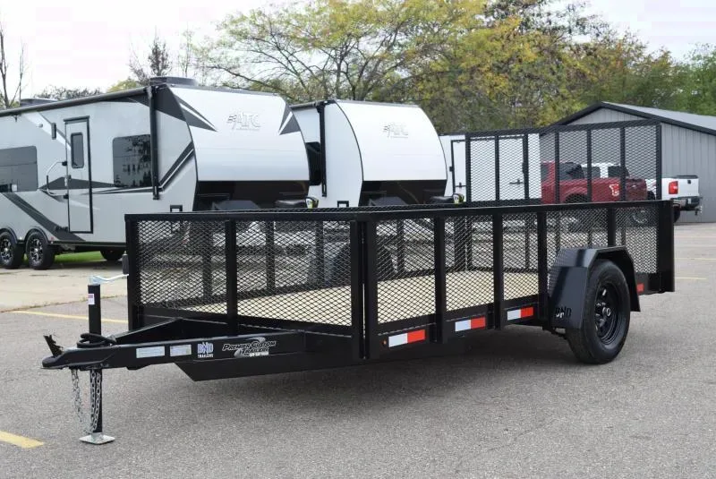 BND 6x12 UTILITY TRAILER w/ 24" MESH SIDES