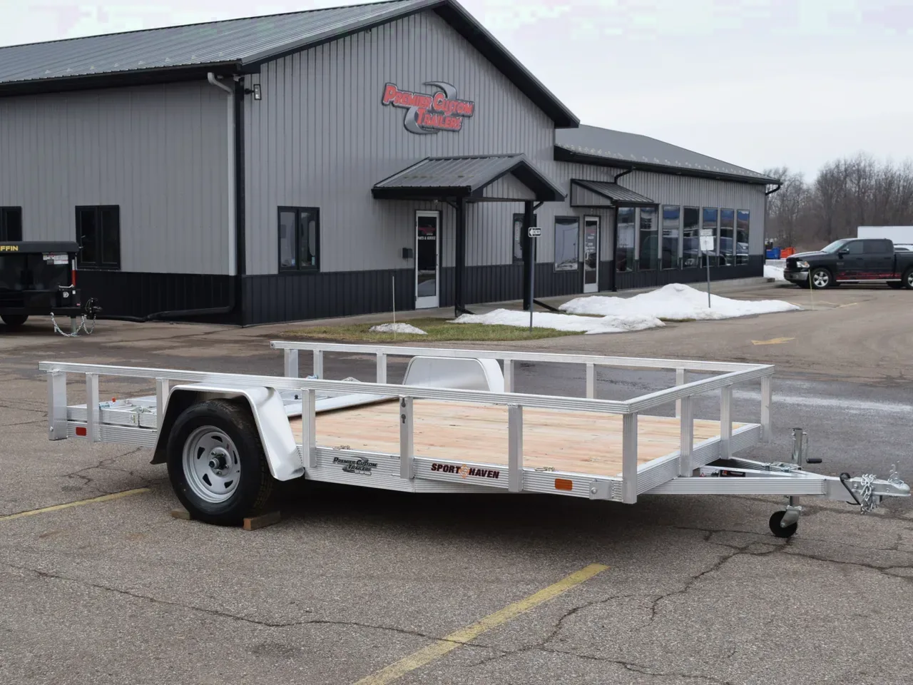 2026 Sport Haven 7x12 Aluminum Utility Trailer