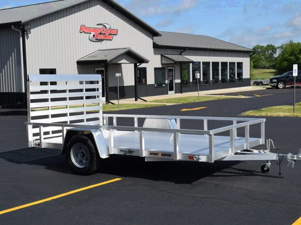2026 Sport Haven 7x12 Aluminum Utility Trailer